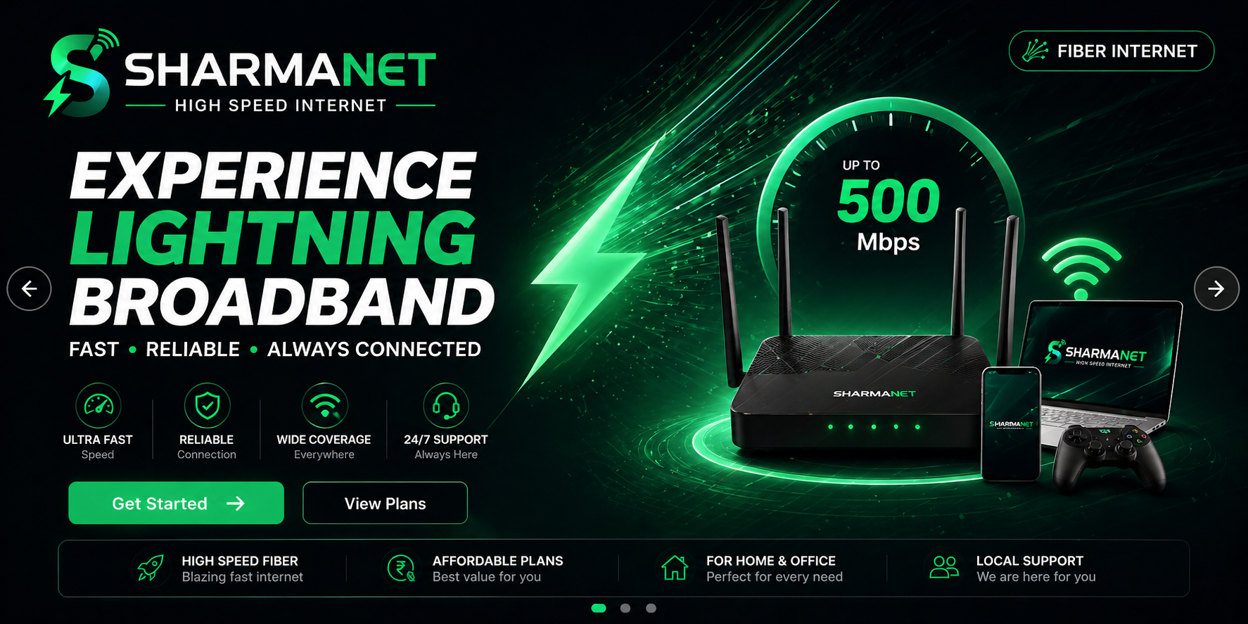 Sharmanet – High-Speed Fiber Internet